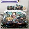 3pcs Duvet Cover Set (1*Duvet Cover + 2*Pillowcase, Without Core), Final Fantasy Print Soft All‑Season Bedding Set, Home Bedroom Decor Gift