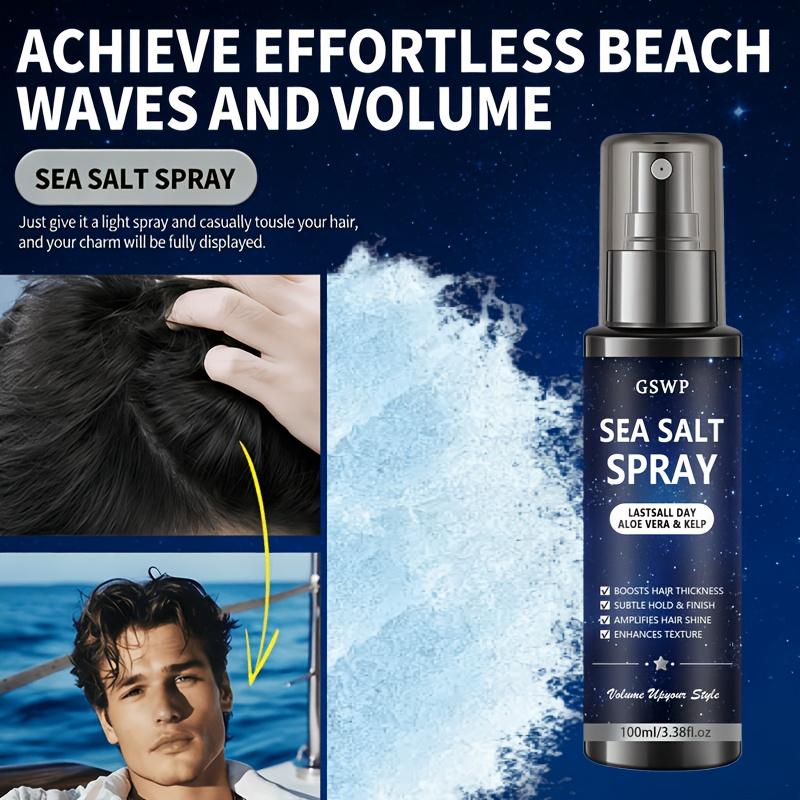 GSWP Sea Salt Hair Spray, Provides a Refreshing, Oil-Controlling Effect In Summer, Hydrates and Moisturizes. 100ml/200ml