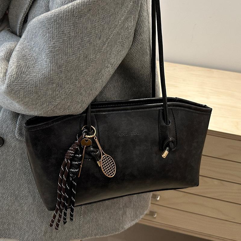 Bolsa de grande capacidade feminina outono e inverno nova moda bolsa de ombro para o trabalho design casual de nicho bolsa tote personalizada