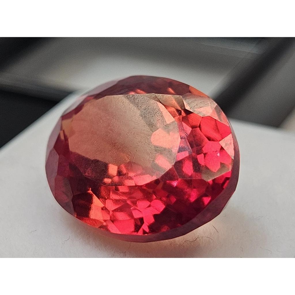 Stunning Padparadscha Sapphire Sri Lanka Natural Oval Cut 13-14 Ct Gemstone