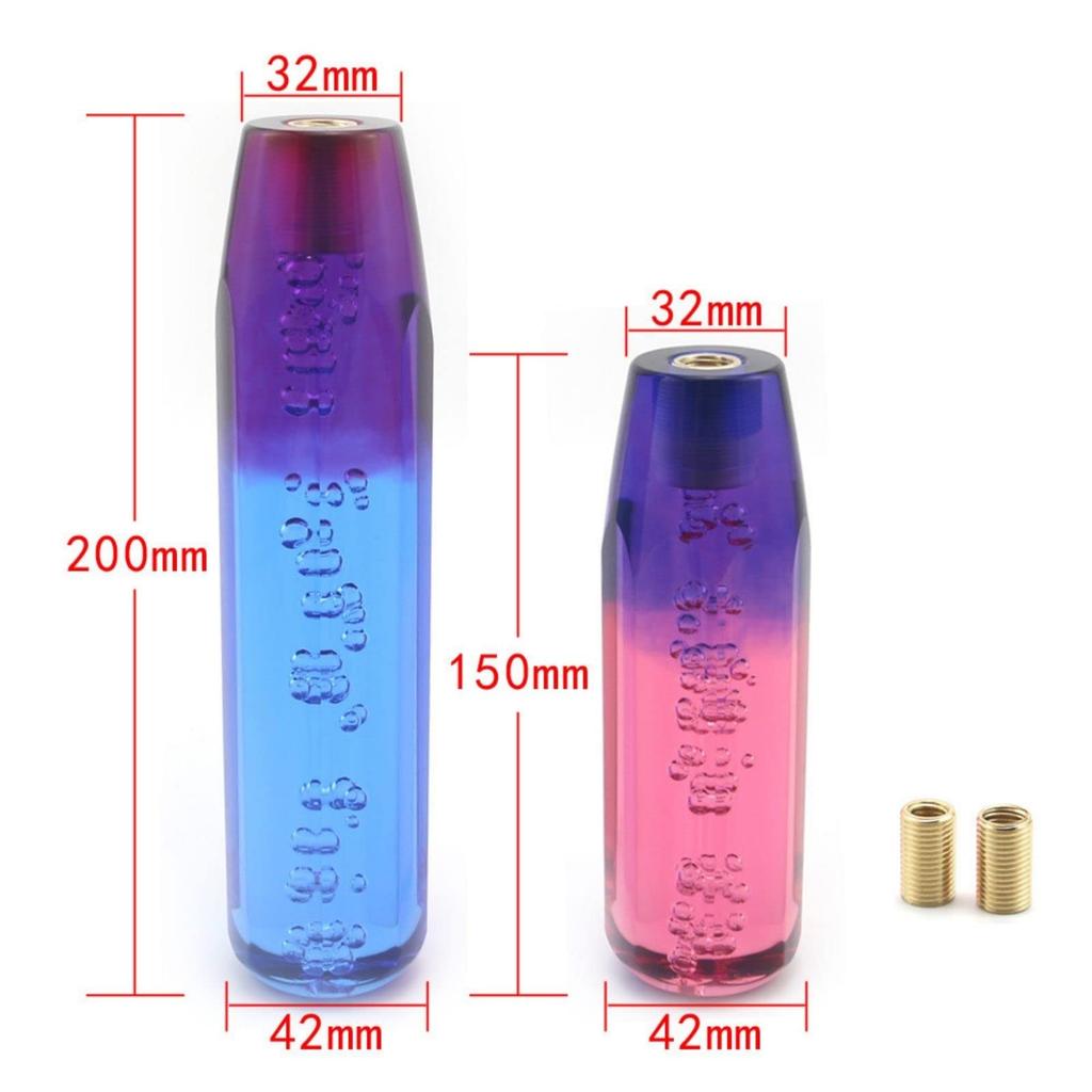 JINGLINGKJ Crystal Shift Knob, 5.9 Inches (15 Cm), Universal, Crystal Gear Knob, For AT-MT