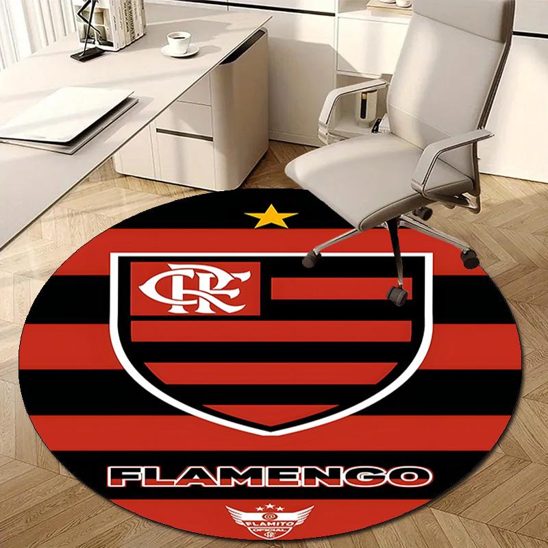 1pc Football Team (65) Design Printed Area Round Carpet for Bedroom Living Room Home Decor Rugs Mat Non Slip Mat Rug for Bedside