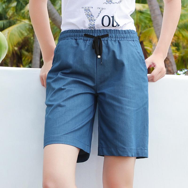 

Брюки-капри для женщин, летние тонкие брюки с широкими штанинами, 200 катти, новая корейская версия, свободные брюки большого размера, с высокой талией, облегающие, повседневные шорты 6XL