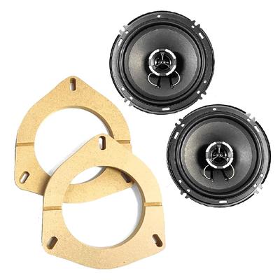 Set difuzoare coaxiale cu 2 căi CGP de 6 inch (16 cm) cu deflector din MDF pentru vehicule Toyota (CGP-ZD601-16TH)