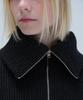 Daiaegeuneol Sailor Half Zip Up Knit (Charcoal)