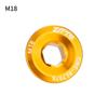 Bicycle Crank Arm Fixing Bolt Wear Resistant Aluminum Alloy Bike Crankset Nut Cover 1PC for Mountain Biking Replacement