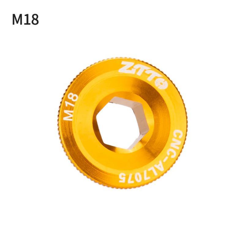 Bicycle Crank Arm Fixing Bolt Wear Resistant Aluminum Alloy Bike Crankset Nut Cover 1PC for Mountain Biking Replacement