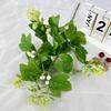 Plastic Bee Leaf Table Decor With Faux Flowers For Home Living Room And Wedding Events
