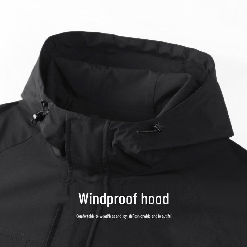 Mark Fairwhale Men's Outdoor Windproof Hooded Utility Jacket