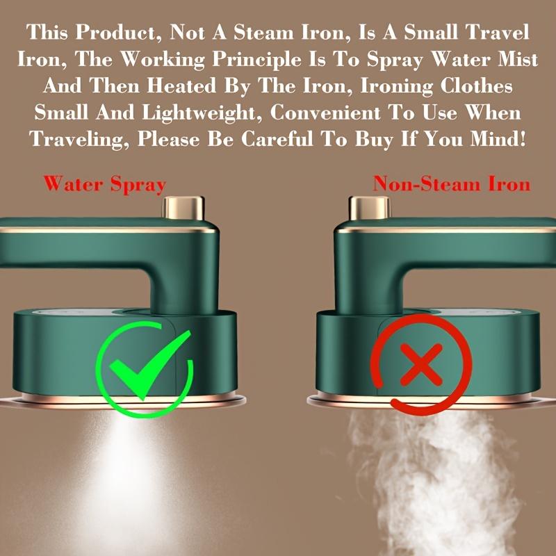 3 w 1 Mini żelazko parowe, Mini żelazko podróżne z parą, przenośne żelazko do prasowania ubrań, składane, obrotowe, ręczne żelazko parowe