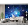 Starry 3d Planet Wallpaper Night Sky Space Murals Bedroom Living Room Children's Room Starry Sky Wallpaper