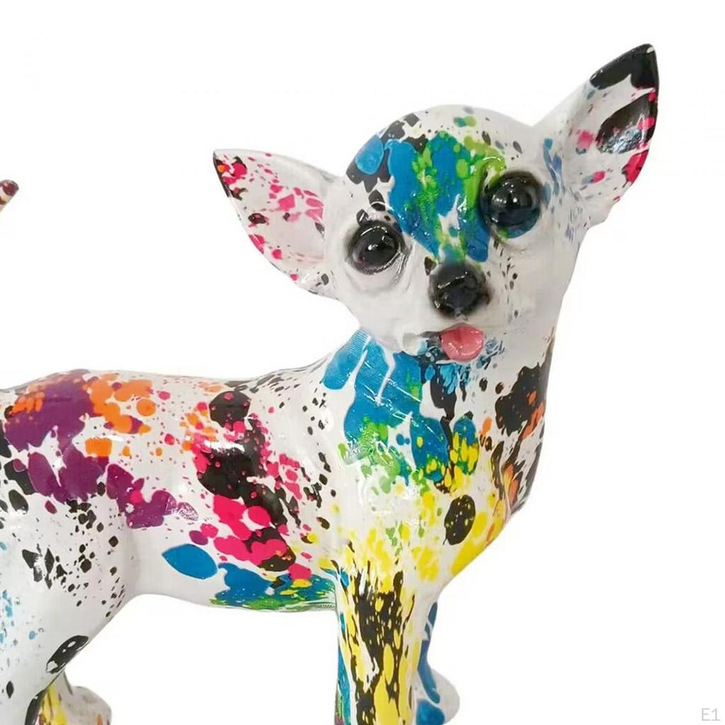 Chihuahua Resin Dog Sculpture for Home Decor
