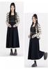 Maternity Petite Black Pleated Long Skirt - Spring/Autumn 2026 Collection