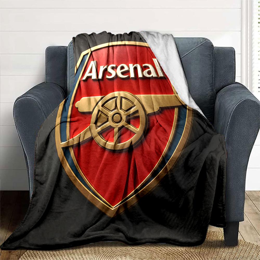 1pc A-Arsenal Blanket, Gift, for Men and Women, Soft Blanket, Good for Sofa Bed Couch Travel, Lightweight Flannel Blanket