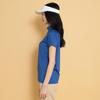 Callaway Short Sleeve Mock Neck Shirt UV for C25134202 Size S Women's (Stretchable, Protection) Golf, 1110_Blue,