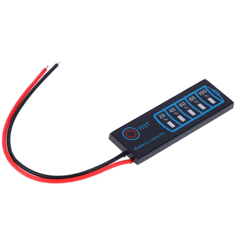 18650 Li-Ion Lipo Lithium 5-30V Lead Acid Battery Level Indicator Tester Lcd Display Meter Module Capacity Voltage Meter