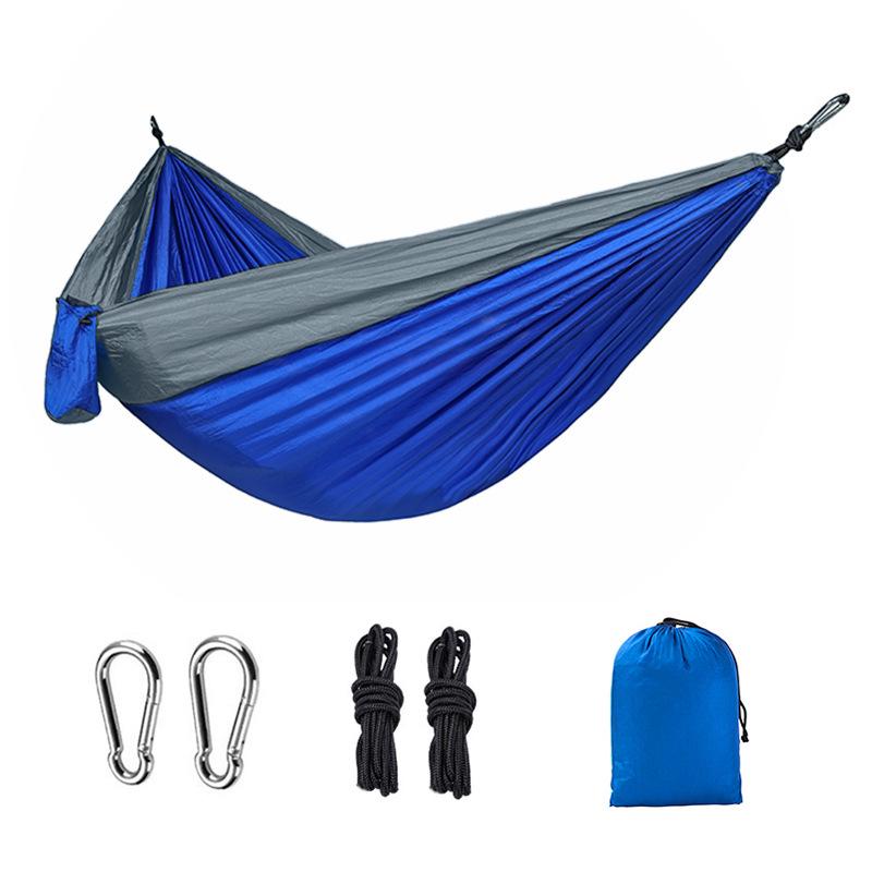 Ultralight Anti-rollover Double Camping Hammock: Strong, Portable Parachute Cloth for Outdoor Adventures