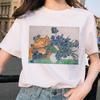 Van Gogh Cat Van Gogh Cat Art Oil Painting Printed TShirt Unisex Clothes Summer Fashion Trendy Casual TShirt