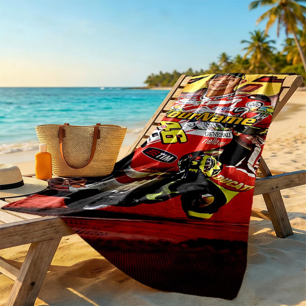 Doctor46 Customized Name Beach Towel Super Soft Absorbent Portable For Swimmingbeachcamping Travel Beach Accessoriesgym
