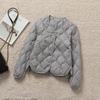 Womens Lightweight Short Down Vest No Collar Slim Fit Outerwear Urban Commute