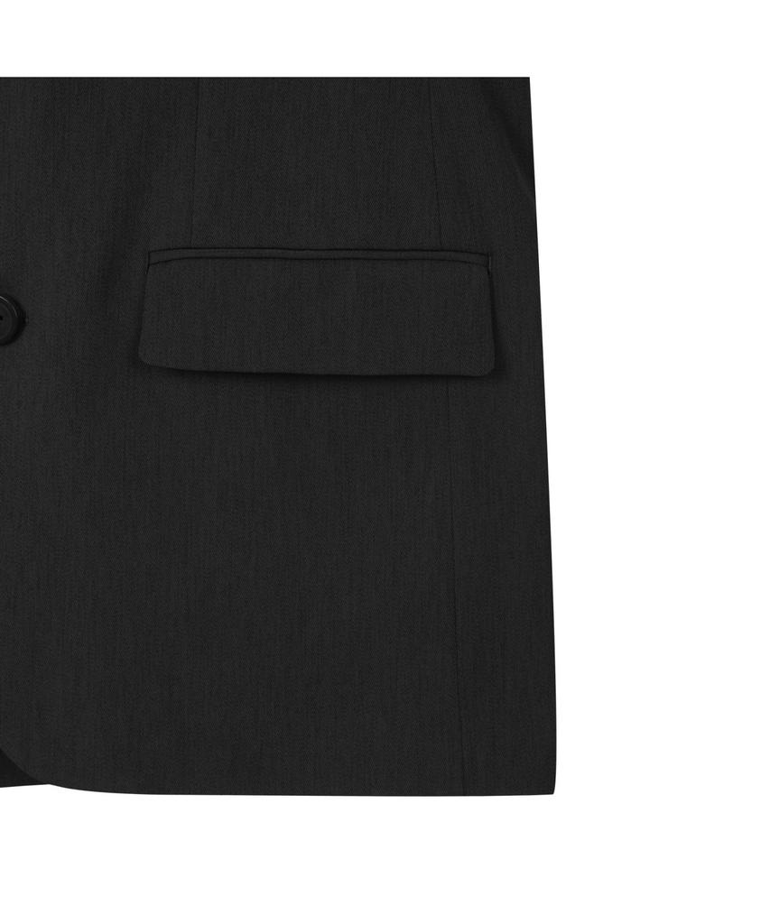 Customellow Dark Gray Slim Fit Setup Jacket Cwjam25404Gyd