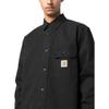 Carhartt WIP Codzienna Jednokolorowa Wszechstronna Koszula Koszule Męskie Czarna I03144789XX