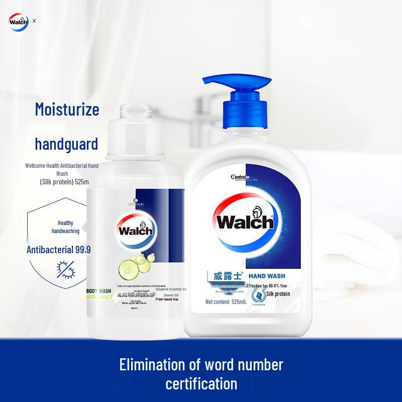 

Walch Healthy Antibacterial Hand Wash & Shower Gel Set
