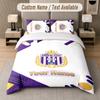 Anderlecht FC Design Bedding Set Custom Text 1 Duvet Cover & 2 Pillow Cases
