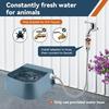 Dog Automatic Water Bowl Dispenser with 1.5m Water Hose 2L Outdoor Auto Fill Pet Water Dispenser for Animal Cat Chickens Rabbits
