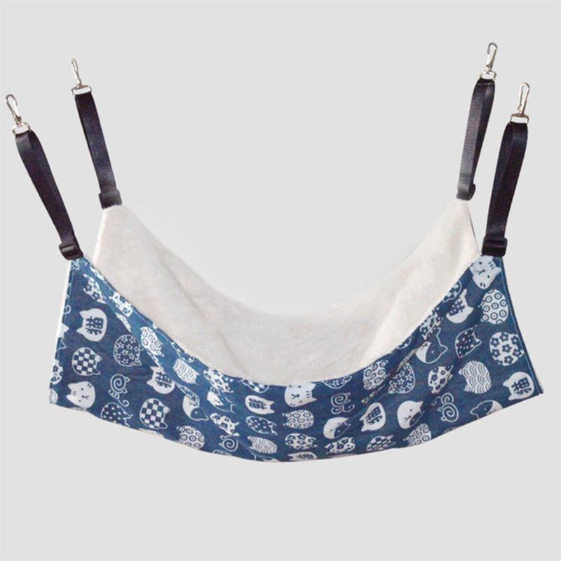 Adjustable Cat Hammock: Multi-Season Hanging Bed for Cage or Home Use