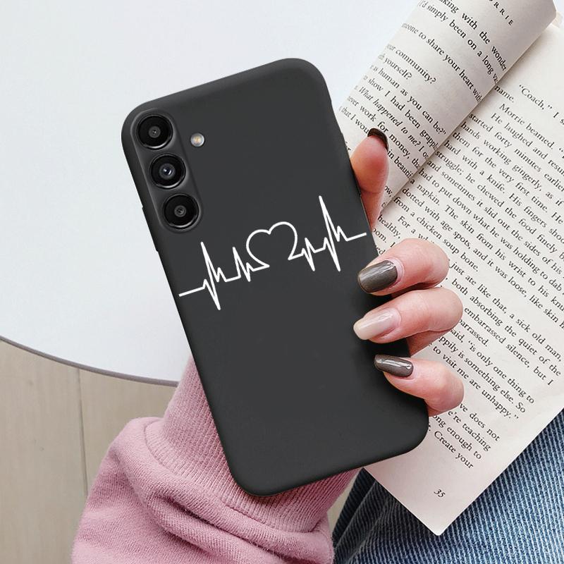 

Case For Samsung Galaxy A14 5G Cute Heart Flower Back Cover Soft Silicone Matte Protective Funda For Samsung A 14 GalaxyA14 Bags A14 5G