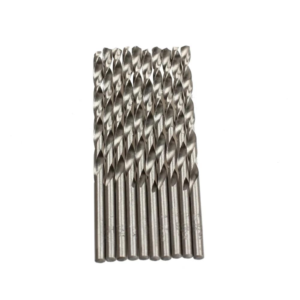 10 Pcs Twist Drill Bits 3mm HSS Drilling Auger Bit For Electric Drill Woodworking Carpentry Power Tools Accessories