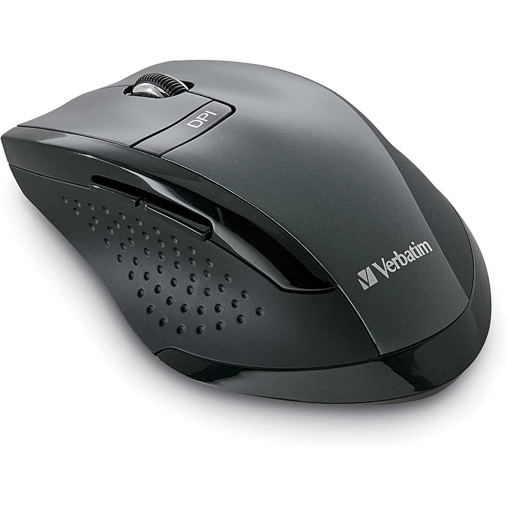 Verbatim Wireless Multimedia Keyboard and 6-Button Mouse Combo - 2.4GHz with Nano Receiver - Mac & PC Compatible - Black 141