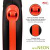Flexi Einziehbare Leine Neues Neonband Typ S Größe 5m Orange Japanisch [Offizielles Produkt]