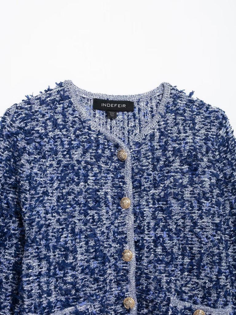 Spring 2025 Women's European & American Style Knit Cardigan