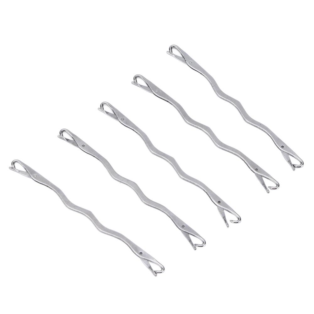 5Pcs Stainless Steel Latch Hook Tool Double-Ended Knitting Needles  Knitting Use