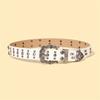 Multi Functional Fashion Belt PU Imitation Leather Metal Buckles Universal Size 115cm 3.7cm for Unisex Daily Wear
