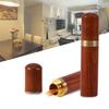 Natural Wood Toothpick Holder Capsule Case Portable   Craft (Blackwood)