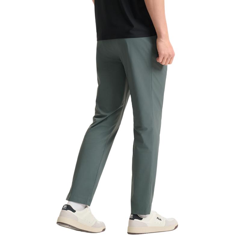 FILA Blue Series Simple Basic Cool Feel Straight Leg Woven Casual Pants Men bottoms Seasonal-Gray F11M522802F-DY
