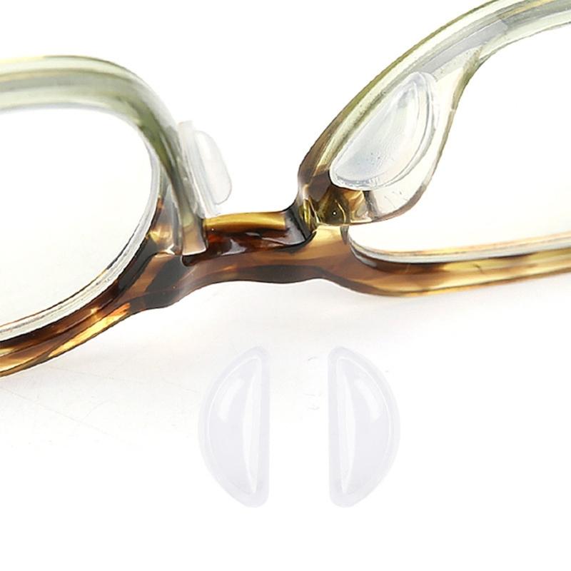 20pairs Adhesive Silicone Nose Pads with Air Cushion for Eyeglasses Nonslip Feature Universal Compatibility Comfort