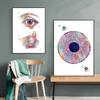 Abstrakte Auge Anatomie Augenarzt Optometrie Werkzeug Poster Und Drucke Wand Kunst Leinwand Malerei Bilder für Büro Wohnkultur