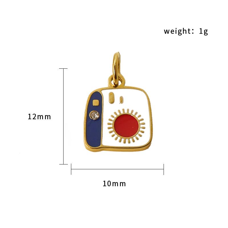 Diy Accessories Pendant Earrings Pendant Cartoon Rabbit Strawberry Cherry Milk Carton Necklace