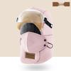 Electric Vehicle Winter Skiing Windproof Waterproof Thickened Lei Feng Hat with Visor