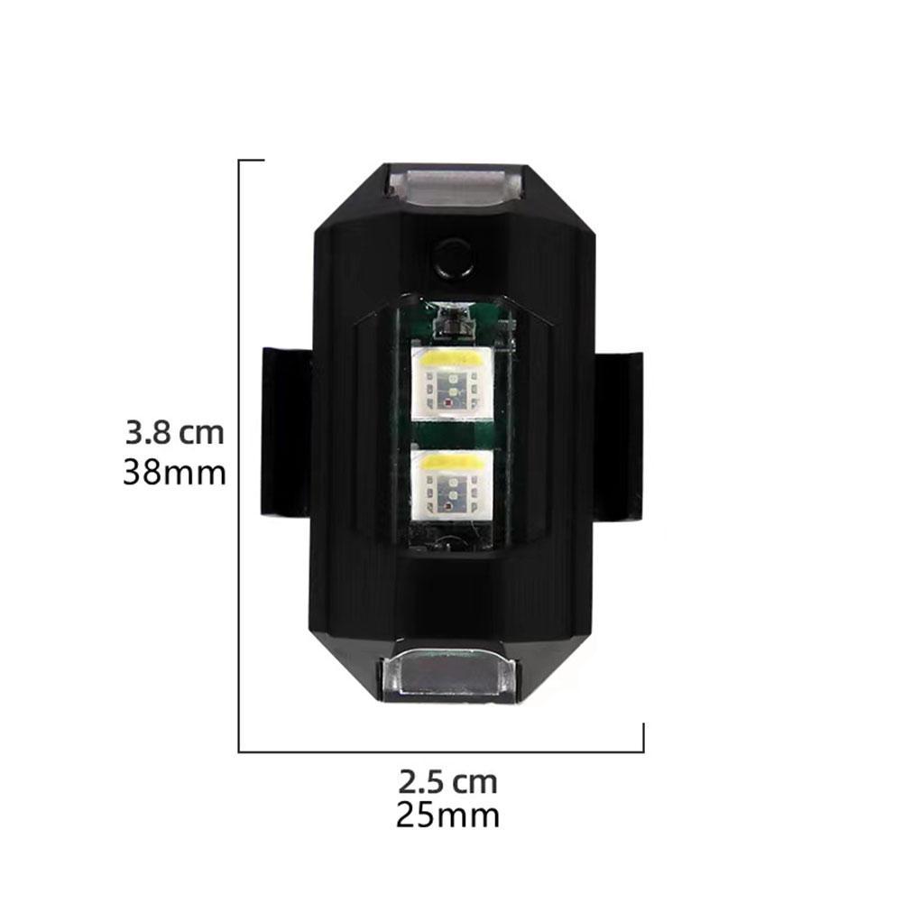 Motorrad Lichter RC Drone LED Flash Position Drahtlose Licht Für RC Fix Flügel Flugzeug Flugzeug Hubschrauber Warnleuchten