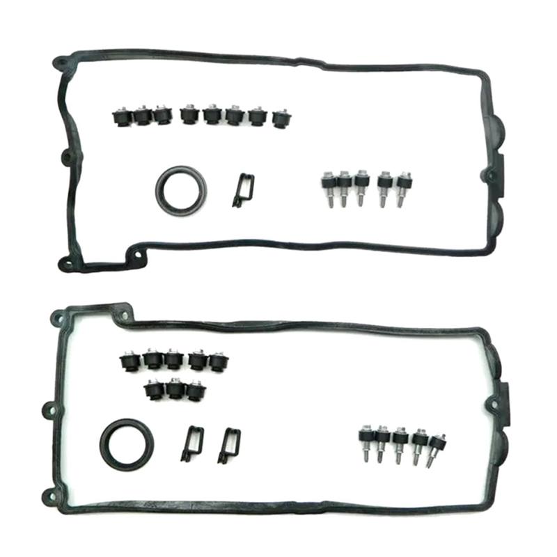 NEW-Engine Cylinder Head Rocker Valve Cover With Gasket & Hardware For BMW 545I 550I 650I 750I / X5 4.4I