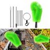Gutter Cleaning Brush Extendable Duster Portable Drainage Grooves Cleaning Tool Debris Leaves Branches Remover Enduring