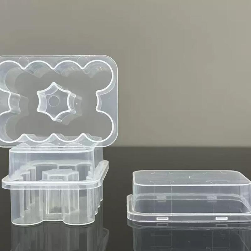 Przezroczyste Składane Pudełko na Fiolkę 3ML Etui do Przechowywania Mikropiłek do Zarządzania Próbkami Laboratoryjnymi do Użytku w Lodówce/Zamrażarce