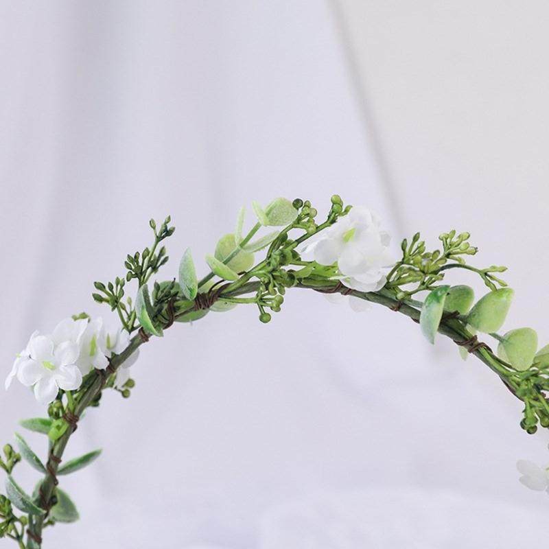 Floral Garlands Crown Hair Wreath Flower Headbands Bride Flower Crown Wedding