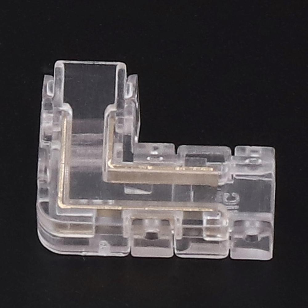 8pcs 5mm LED Strip Light Connectors 2 Pin 2 Pin Light Connectors  For DIY Home Projects