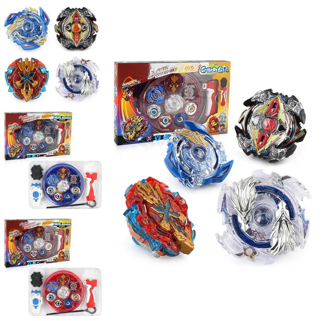 Xd168-1 Premium Battle Top Spinning Tops Set With Durable Alloy Handle And Launcher